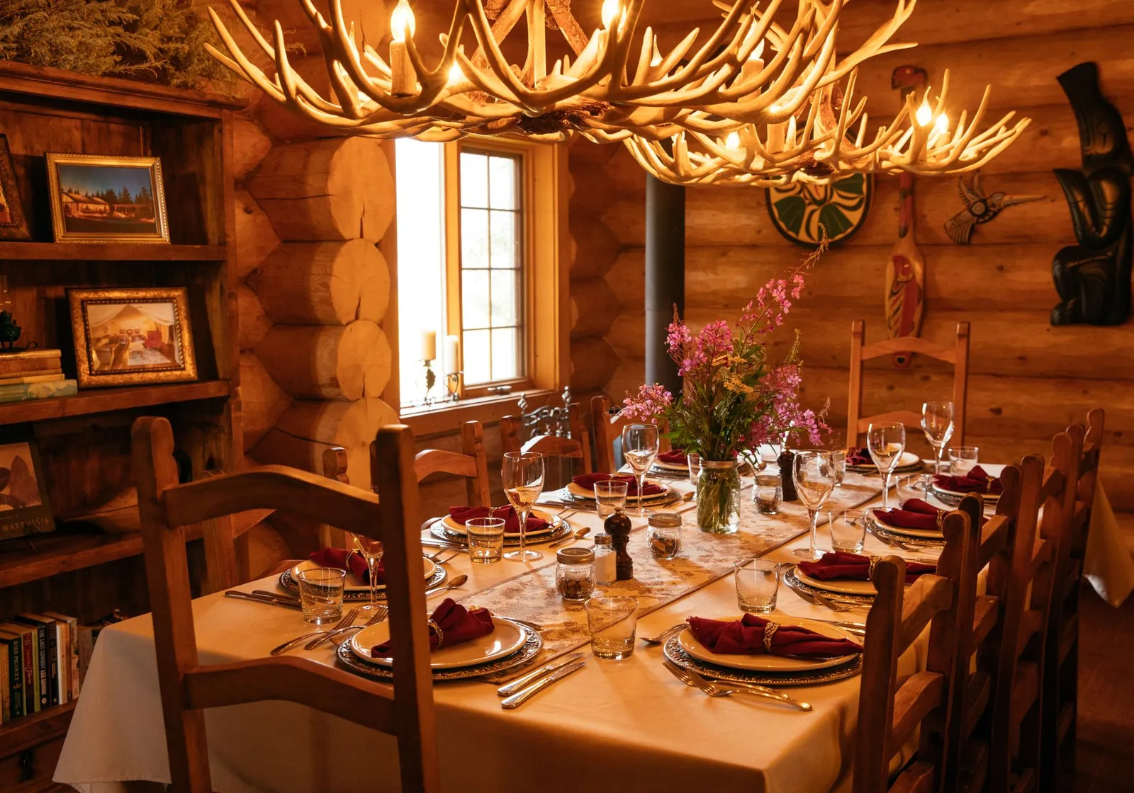 World-class service, fine holiday lodge accommodations & delicious cuisine presented in our ranch house fine dining room!
